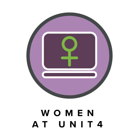 Women at Unit4 ERG logo